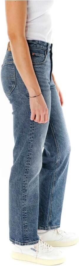 Lee Klassieke Rider Wide Leg Jeans Blue Dames - Foto 8