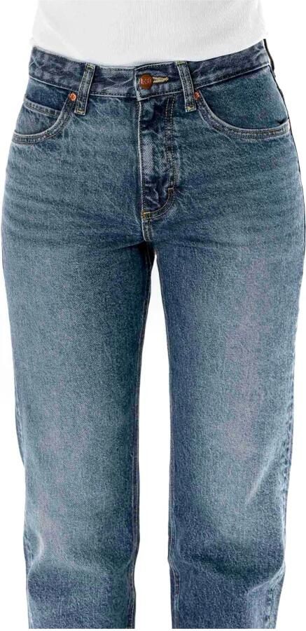 Lee Klassieke Rider Wide Leg Jeans Blue Dames - Foto 7