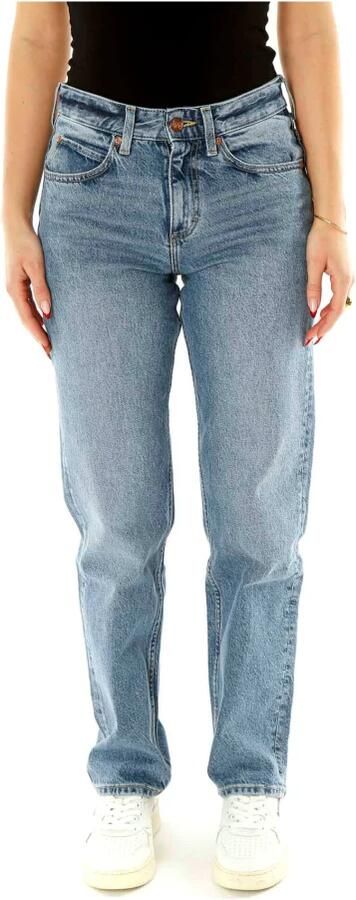 Lee Klassieke Straight Fit Jeans Blue Dames