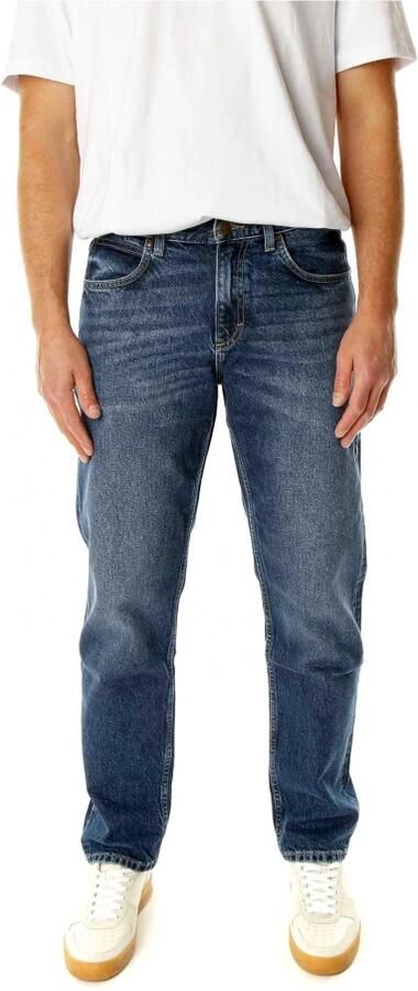 Lee Mid Waist Tapered Fit Jeans Blue Heren - Foto 12