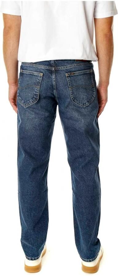 Lee Mid Waist Tapered Fit Jeans Blue Heren - Foto 6