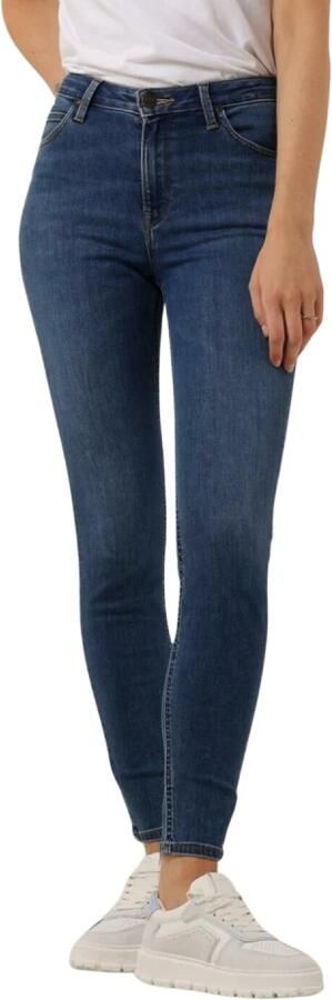 Lee Skinny fit high rise jeans met stretch model 'Scarlett' - Foto 3