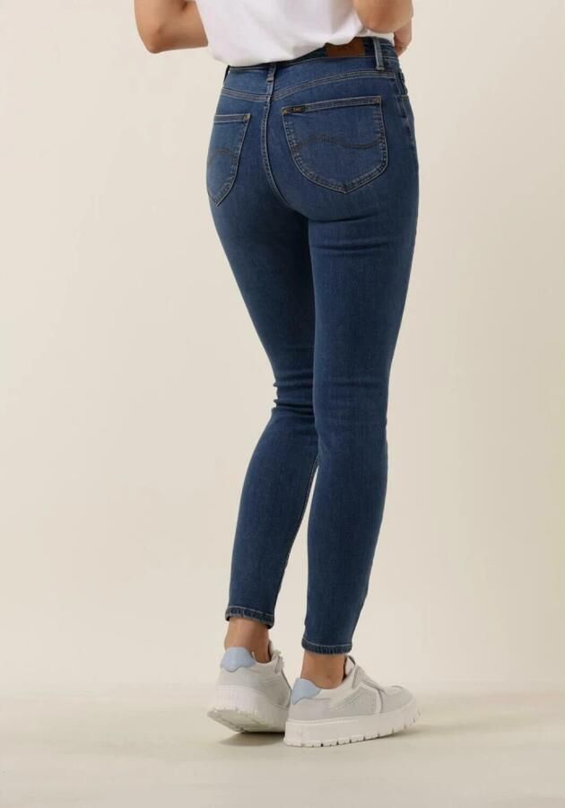 Lee Skinny fit high rise jeans met stretch model 'Scarlett' - Foto 2