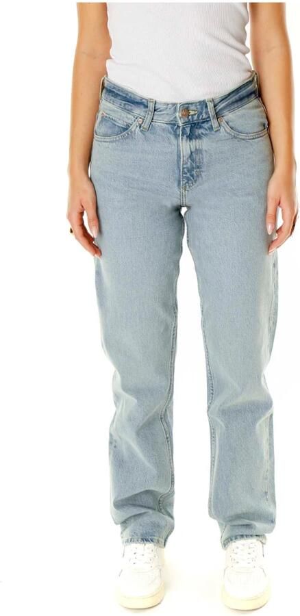 Lee Straight Fit Mid Waist Jeans Blue Dames - Foto 8