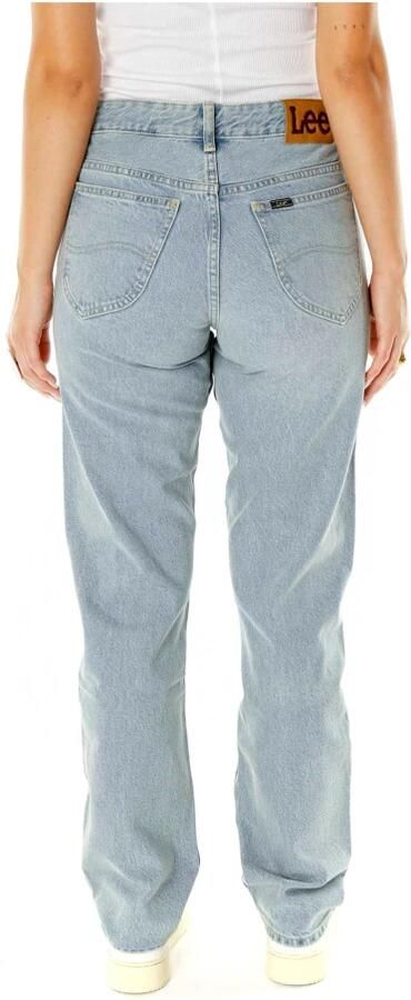 Lee Straight Fit Mid Waist Jeans Blue Dames - Foto 7