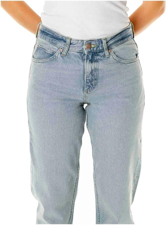 Lee Straight Fit Mid Waist Jeans Blue Dames - Foto 5