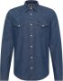 Lee Overhemd Regular Western Blauw Heren - Thumbnail 2