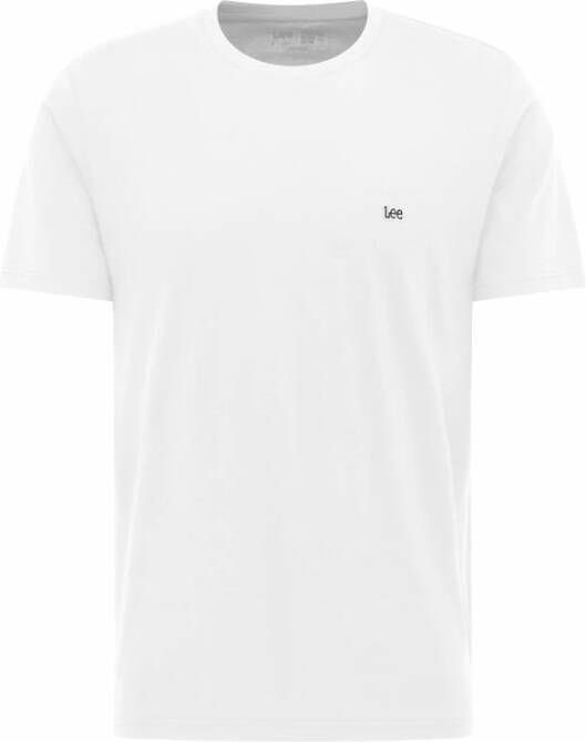 Lee Patch Logo T-shirt White Heren