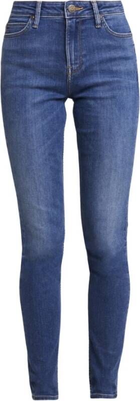 Lee Scarlett High Skinny Jeans Blauw Dames