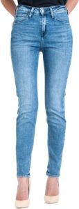 Lee Skinny Jeans Blauw Dames