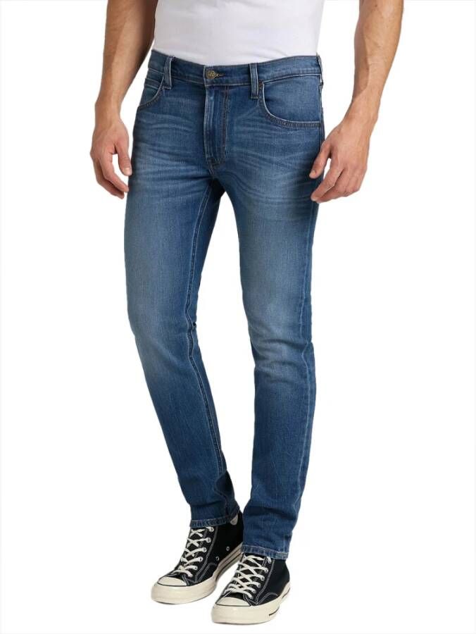 Lee Skinny Jeans Blauw Heren