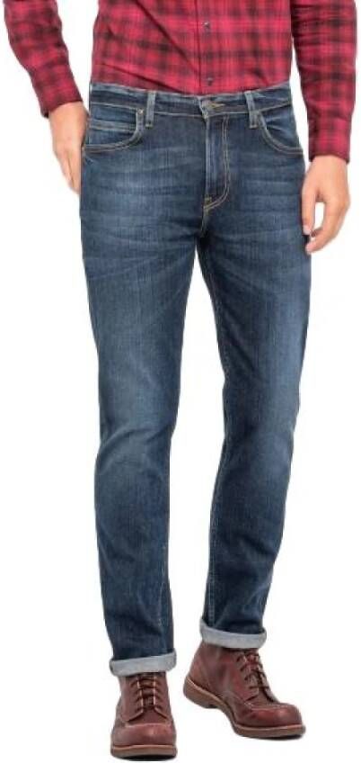 Lee Slanke jeans Blauw Heren