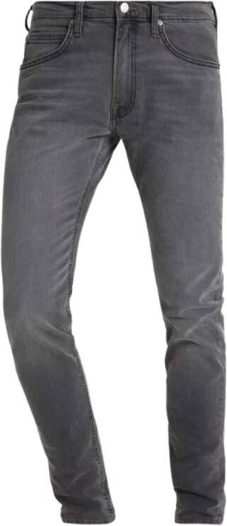 Lee slanke taps toelopende luke broek 09kca1tlv19cvft Grijs Heren