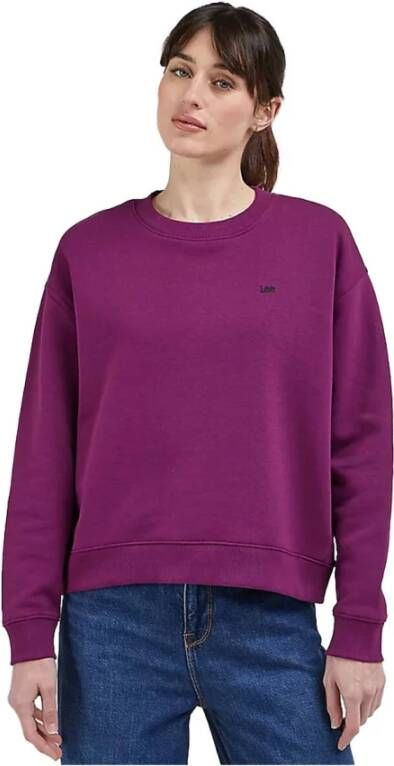 Lee Stijlvolle Sweatshirt Purple Dames
