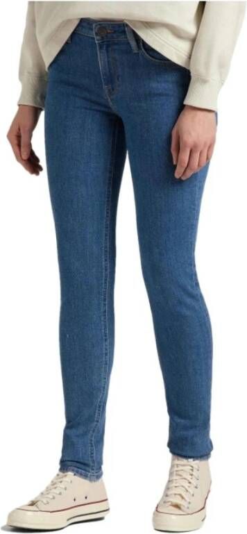 Lee Damesjeans Scarlett Blauw Dames