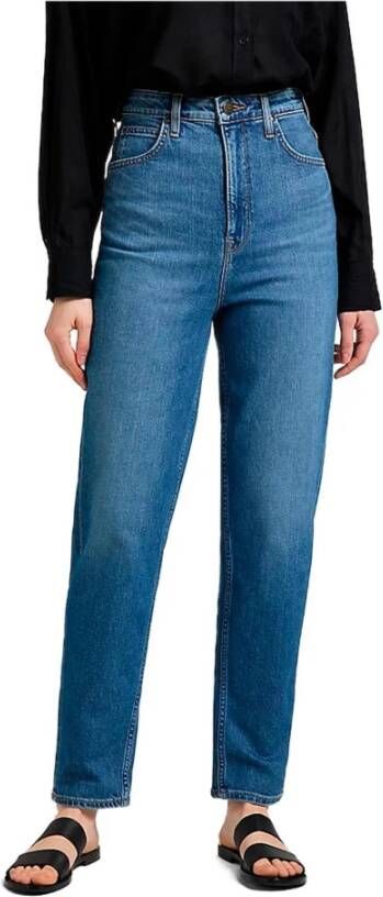 Lee Jeans front and back pockets Blauw Dames