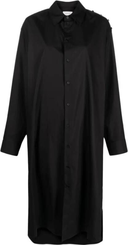 Lemaire Shirt Dresses Zwart Dames