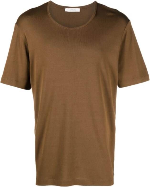 Lemaire T-Shirts Bruin Heren