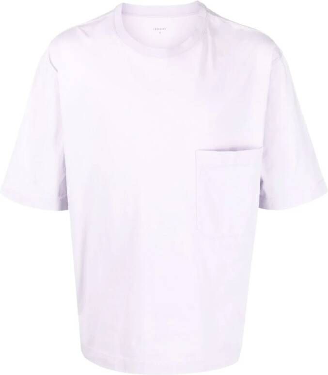 Lemaire T-Shirts Purple Heren