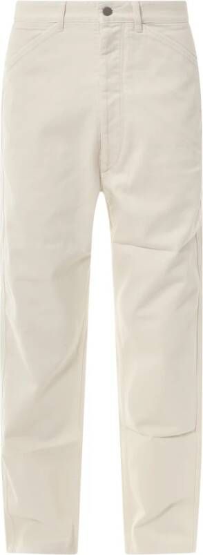 Lemaire Trousers Beige Heren