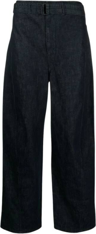 Lemaire Twisted Belted Pants Pa326 Ld068 Zwart Heren