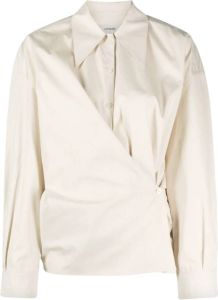 Lemaire Twisted Shirt Beige Dames