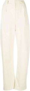 Lemaire Wide Trousers Wit Dames