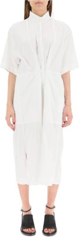 Isabel marant Dubbele Revers Blazer in Ecru Katoen White Dames