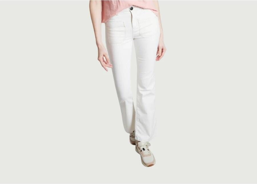Leon & Harper Jeans perfect White Dames