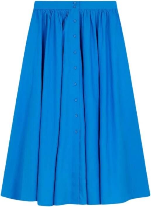 Leon & Harper Maxi Skirts Blauw Dames