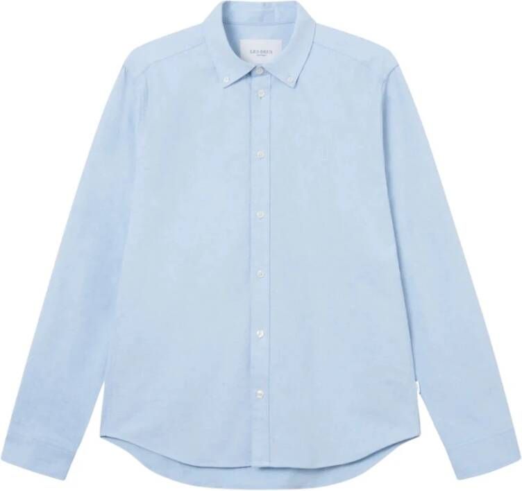 Les Deux Lichtblauw Kristian Oxford Overhemd Blue Heren