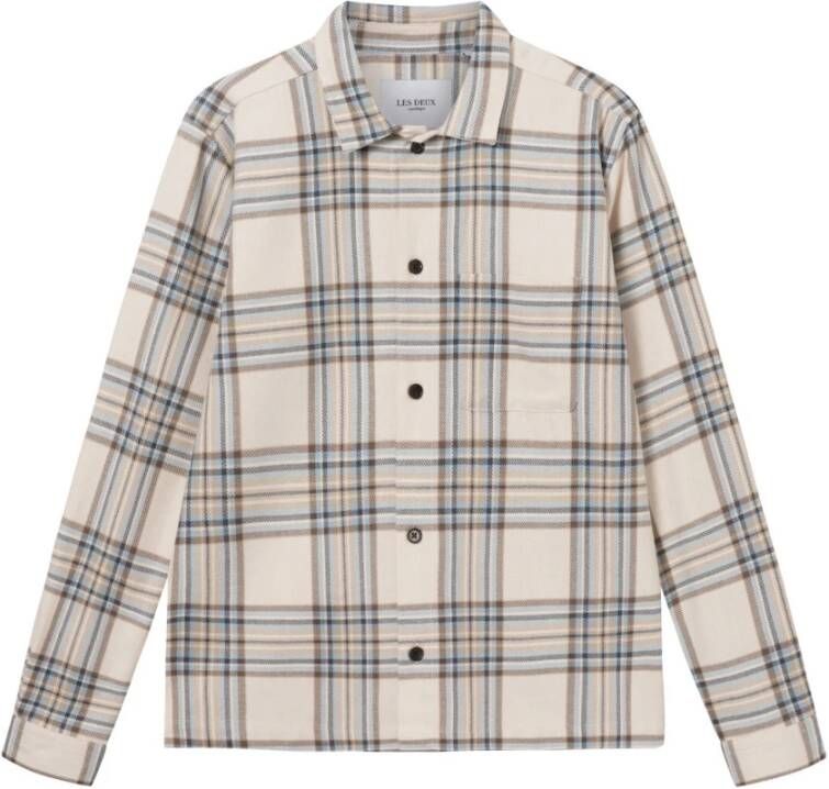 Les Deux Alledaagse t-shirts Beige Heren