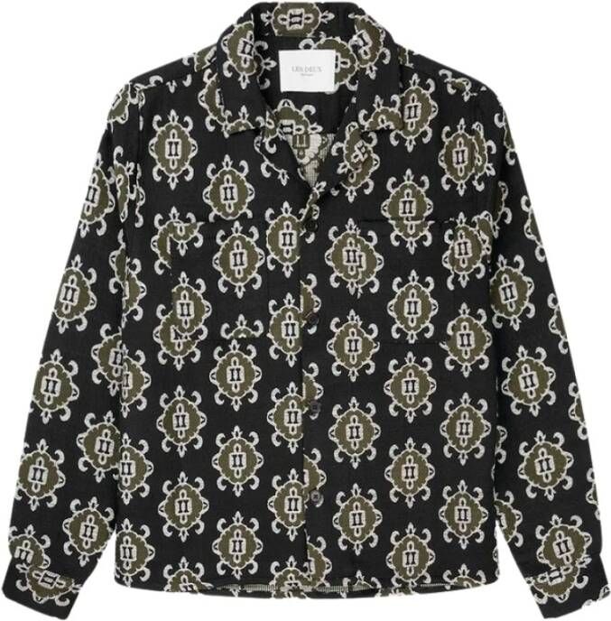Les Deux Isaac Jacquard Overshirt Shirt Multicolor Heren
