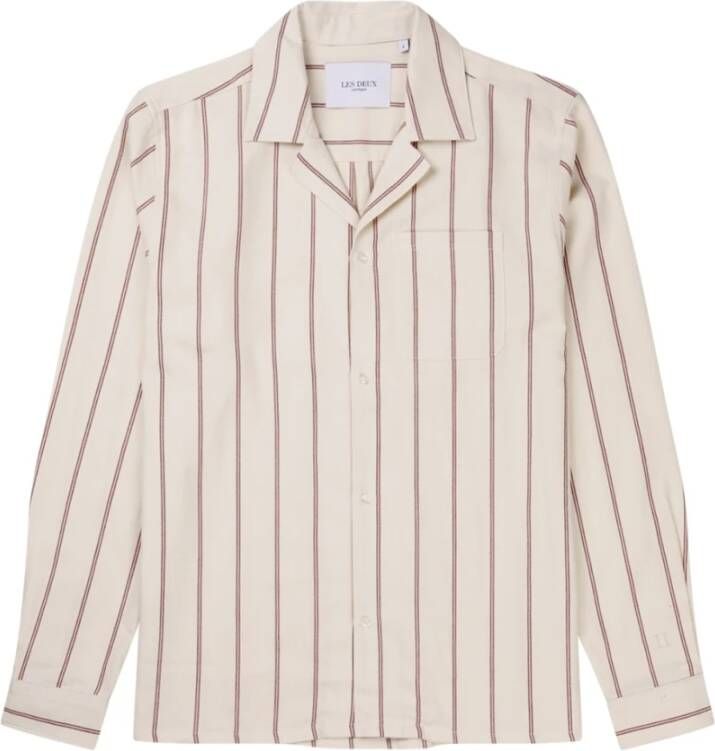 Les Deux Casual Shirts Beige Heren