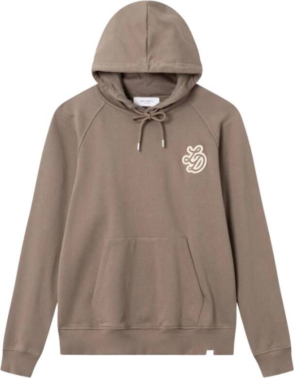 Les Deux Darren Hoodie Stijlvol en Comfortabel Bruin Heren