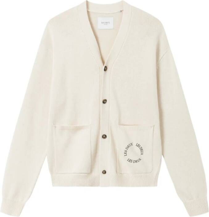 Les Deux Forrest Cardigan Beige Heren