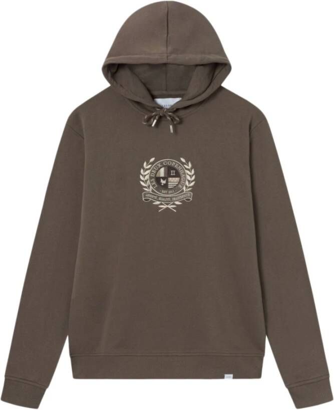 Les Deux Stijlvolle Equality Hoodie 2.0 voor mannen Brown Heren
