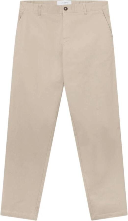 Les Deux Jared Twill Chino -broek donker zand Beige Heren