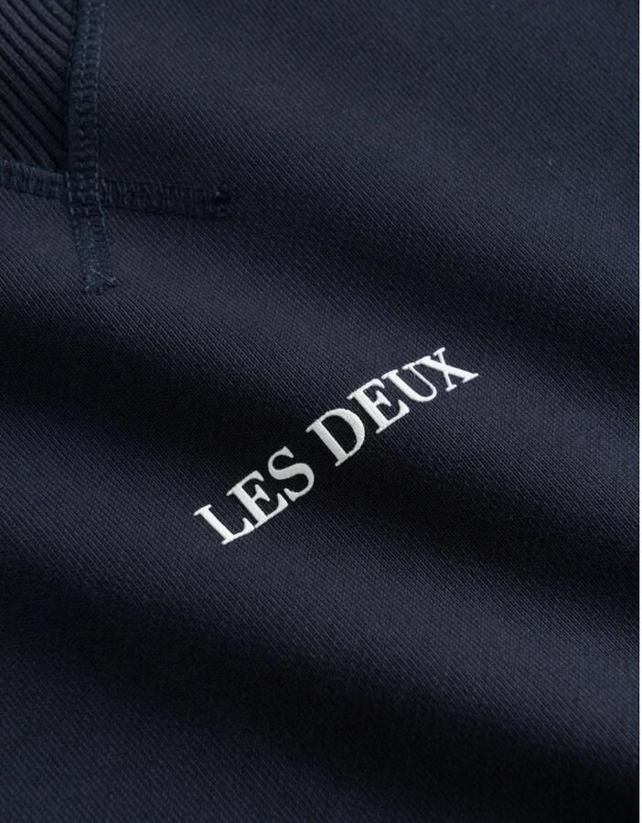 Les Deux Lens Sweatshirt Simpele Stijl Veelzijdige Crewneck Blue Heren - Foto 2