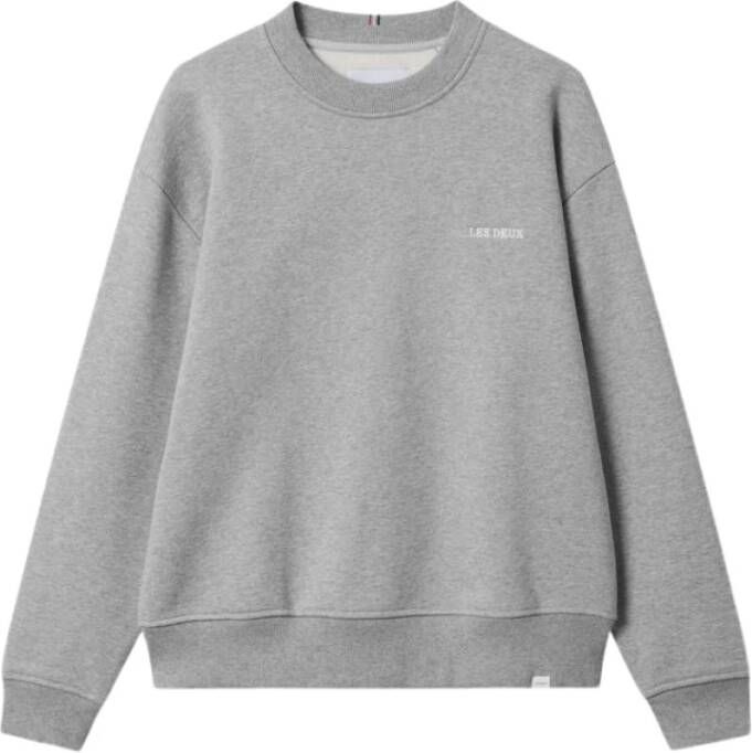 Les Deux Sweatshirt Grijs Heren