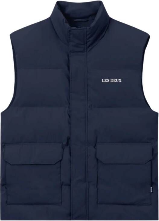 Les Deux Vesten Blauw Heren