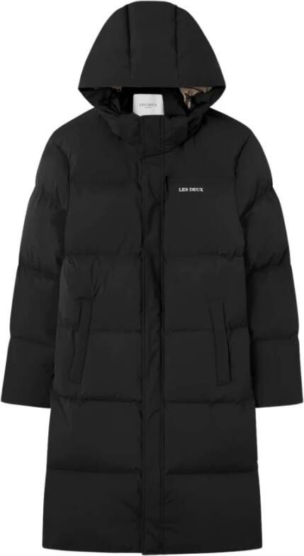 Les Deux Winterjassen Zwart Heren