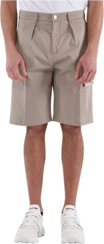 Les Hommes Casual Shorts Beige Heren