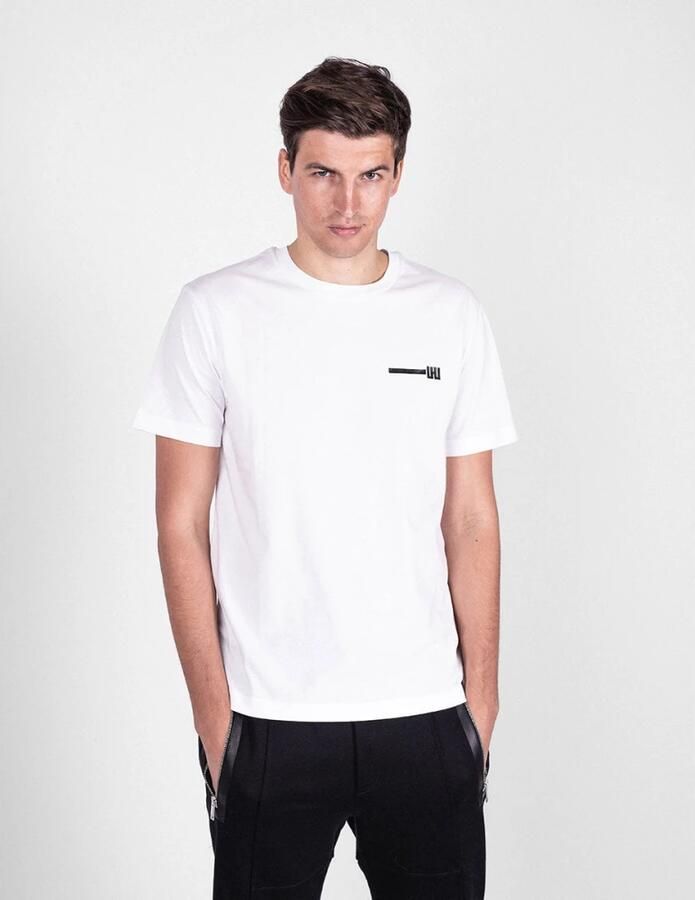 Les Hommes T-shirt Korte Mouw UHT214 700P | Typography T-Shirt - Foto 2