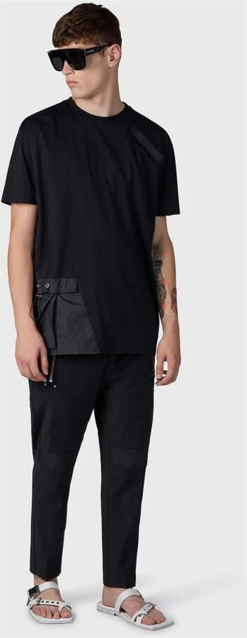 Les Hommes T-shirt Korte Mouw LKT152 703 | Oversized Fit Mercerized Cotton T-Shirt - Foto 4