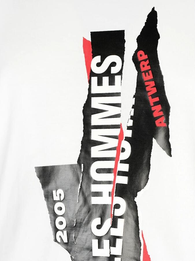 Les Hommes T-shirt Korte Mouw LJT224-710P | Logo - Foto 4