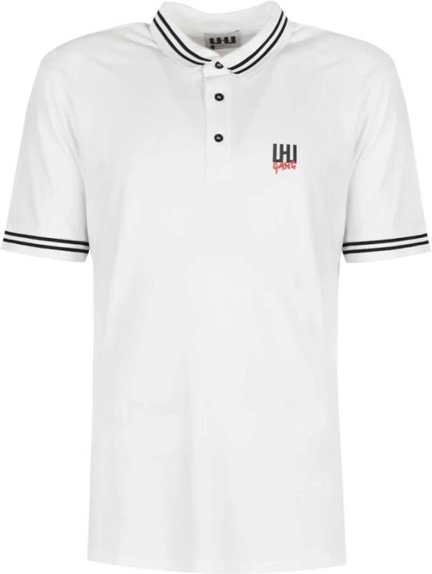 Les Hommes ; Lhu bende; Polo t-shirt White Heren