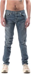 Les Hommes Slim-fit Jeans Blauw Heren