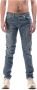 Les Hommes Slim-fit Jeans Blauw Heren - Thumbnail 1