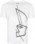 Les Hommes Heren Ronde Hals T-shirt White Heren - Thumbnail 1